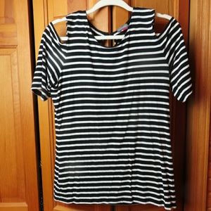 Vince Camuto cold shoulder top